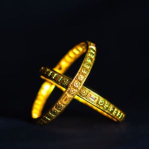 Designer Gold Plated Bangle