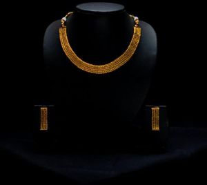 Royal Traditional Gold Plated Necklace Set