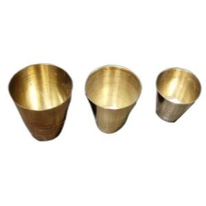 Brass Glass Set