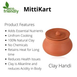 terracotta clay handi
