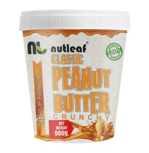500gm Nutleaf Classic Crunchy Peanut Butter