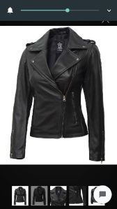 Mens leather jacket made by sheep nappa