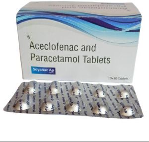 Aceclofenac and Paracetamol Tablet