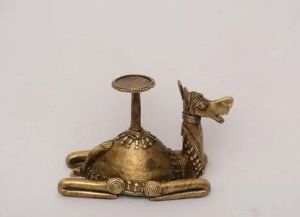 Brass Camel Candle Stand