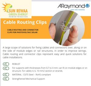 Cable routine clips