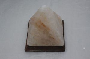 Himalayan Rock Salt Pyramid Shaped Lamp
