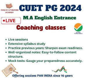 CUET PG M.A ENGLISH ENTRANCE Coaching Classes