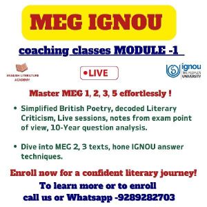 MEG IGNOU coaching