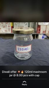 120ml glass jar