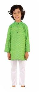 Kids Cotton Kurta Pajama Set