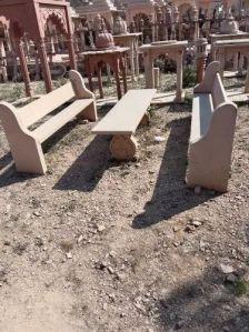 4 Seater Sandstone Bench