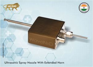 Ultrasonic Spray Nozzle With Extended Horn