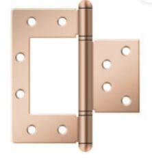 Rose gold/ copper finished Door Butt Hinge