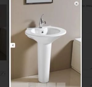 Ceramic Pedestal Wash Basin