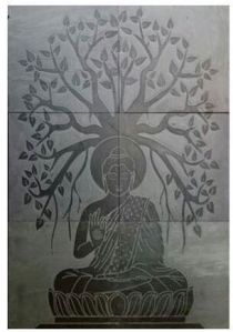 Buddha Tile Mural