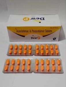 Aceclofenac Paracetamol Tablets