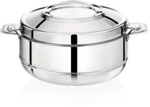 Stainless steel serving bowl