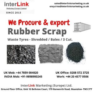 waste tyre scrap