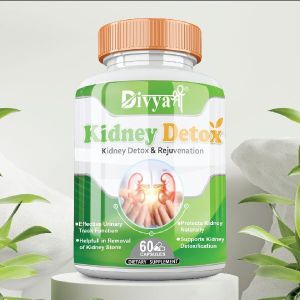 Divya Shree Kidney Detox Capsule Improve Kidney Function, Reduce Urine Related Problems, Remove Kidney Stone 60 Capsule