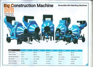 Reversible Concrete Mixer Machine