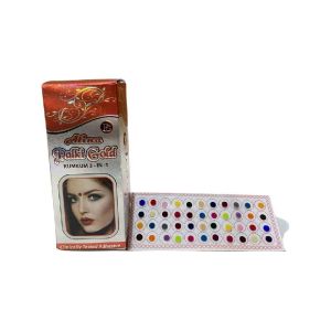 Best quality multicolor alina palki gold bindi