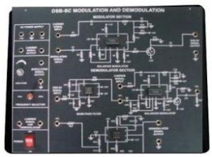 DSB SC Modulation Demodulation System Trainer