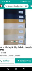 polyester lining dobby fabric