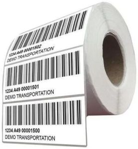 Printed Barcode Label