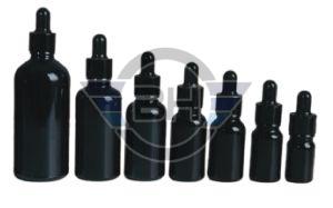 Black Glass Dropper Bottle