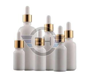 White Glass Dropper Bottle