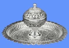 Silver Agarbatti Stand