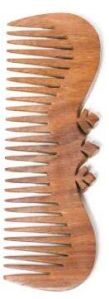 wooden hair comb