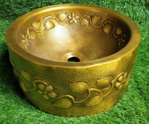 Brass Antique Designer Wash Basin
