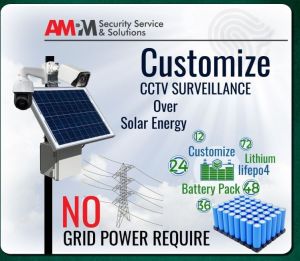 Solar CCTV Bullet Camera