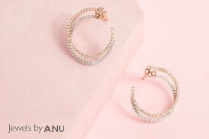 Diamond Stud Earrings / 14K Gold Diamond Prong Setting Earrings / Diamond Studs / Genuine
