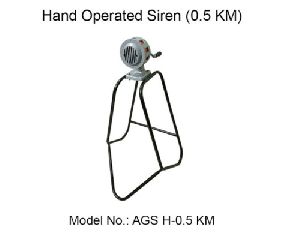 0.5 KM Hand Operated Siren