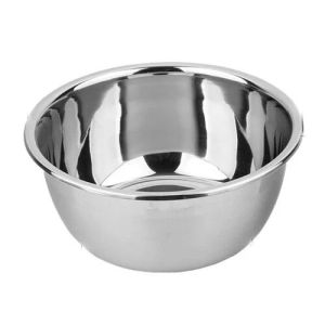 City Steel Serving Bowl