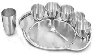 stainless steel traditional dinner set