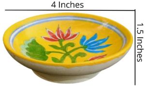 Heritage India /Blue Pottery Wall Hanging Plates Size 4