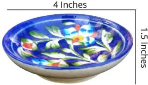 Heritage India /Blue Pottery Wall Hanging Plates Size 4