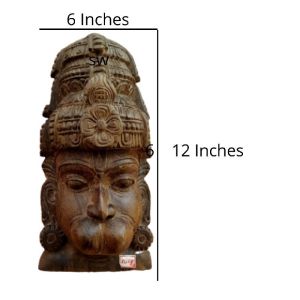 Heritage India Wooden face Mask Wall Hanging FMW-009
