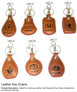 Leather Keychains