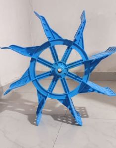 Blue Single Mould Impeller Paddle Wheel Aerator
