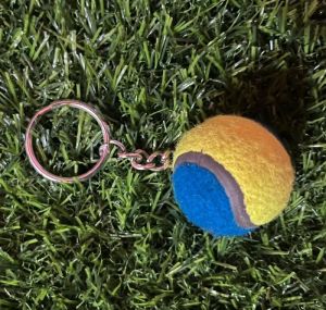 Tennis Ball Keychain