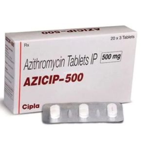 Azicip Colif 20 mg/500 mg Tablet