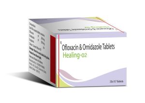 healing o2 -ofloxacin ornidazole tablets