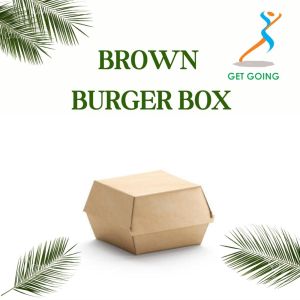 Brown Burger Box
