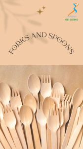 Wooden Fork & Spoon