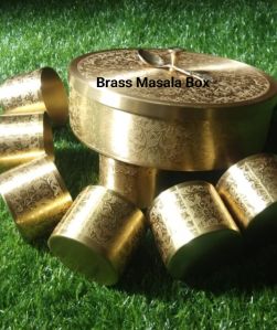 Brass Masala Boxes