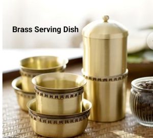 Brass Serving Dish Set
